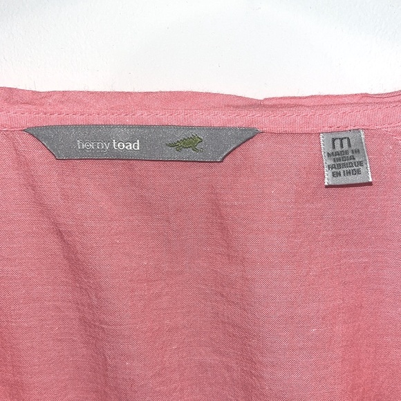🩷Horny Toad Coral Tunic/Blouse - Picture 3 of 3